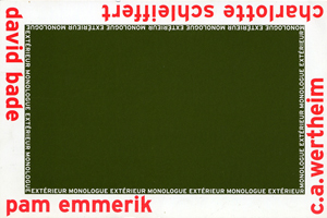 Monologue exterieur